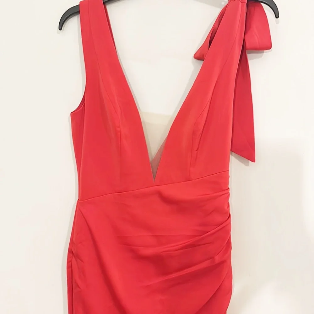 Lovers + Friends Revolve Patrick red formal cocktail maxi dress women size XS - Picture 9 of 11